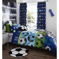 Catherine Lansfield Football Duvet Set Blue at Guineys Ireland