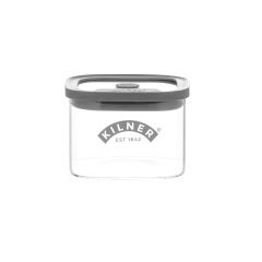 Kilner Fresh Storage Square Jar 0.5 Litre with glass lid