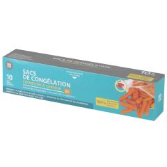 3L freezer bags with zip closure pack of 10 airtight food storage bags