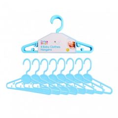 Baby Clothes Hangers 8 Pack Blue