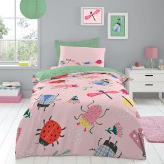 Funky Bugs Duvet Cover Set Single