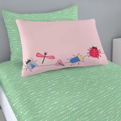 Funky Bugs Sheet and Pillowcase Set Single