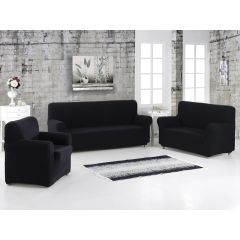 Diamante Stretch Sofa Covers - Grey