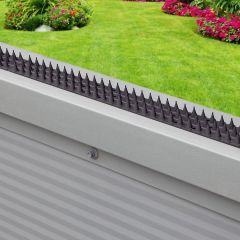 GardenKraft Anti-Climb Security Fence Spikes – 10 Pack – 4.9m – Black