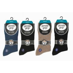 Gentle Grip Non-Binding 3 Pack Socks