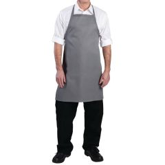 Grey Bib Apron 103-075