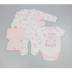 WatchMeGrow I Love My Daddy 5 Piece Gift Set Pink