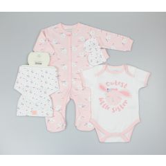WatchMeGrow Cutest Little Sister 5 Piece Gift Set Pink