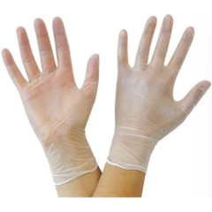 100 Pack of Vinyl Gloves Medium