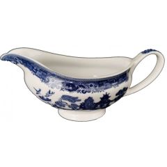 Blue Willow Oriental Gravy Boat