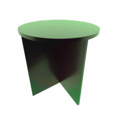 Modern Round Side Table Green