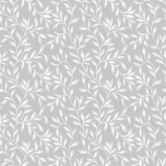 Night Stain Resistant Fabric Grey Floral 010 - Online Offer Only