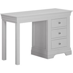 Bordeaux 3 Drawer Dressing Table - Pebble Grey