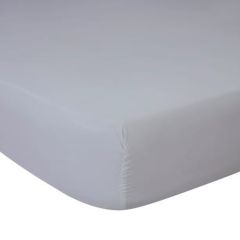 300 Thread Count Sateen Fitted Sheet Grey