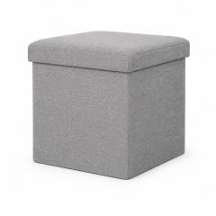 Grey Footstool Square