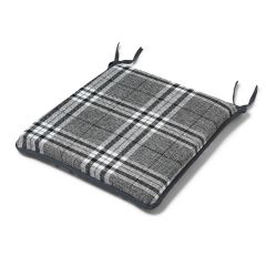 Hugo Check Seat Pad Grey