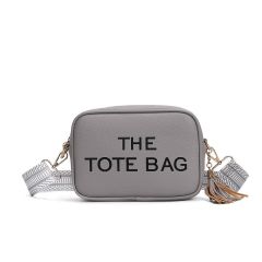 The Tote Bag Light Grey Crossbody by Gessy