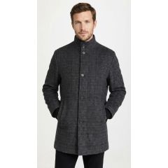 Men's Grey Check Lined Jacket by Kensington