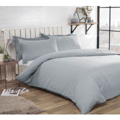 Soft Touch Grey Duvet Cover Set