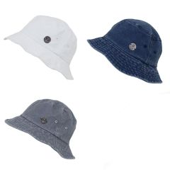 Canvas Anchor Bucket Hat 