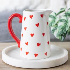 Heart Print Jug