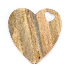 Heart Shaped Wooden Chopping Board