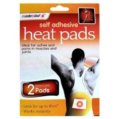 Masterplast Self Adhesive Heat Pads 2 Pack (10cm x 13cm)