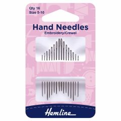 Hemline Hand Sewing Needles - Embroidery/Crewel