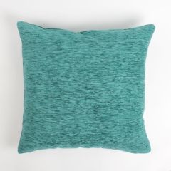 18" Chenille Cushion Cover -Teal