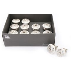 Door Knob Silver & White Assorted Designs at Guineys Ireland