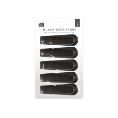 Black Door Stops 5 Pack