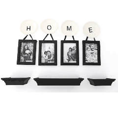 11 Piece Photo Frame With Shelves - Home