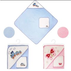 100% Cotton Hooded Towel & Wash Mitt at Guineys Ireland