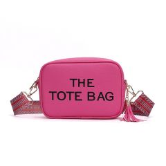 The Tote Bag Hot Pink Crossbody by Gessy