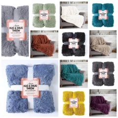 Bliss Plush Throw - Grey