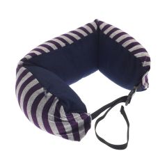 Neck Pillow Stripe Purple