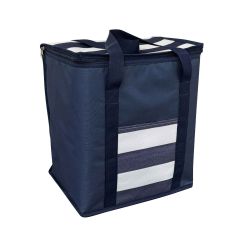 showing the Coastal Stripe Insulated Cooler Bag - 28 Litre