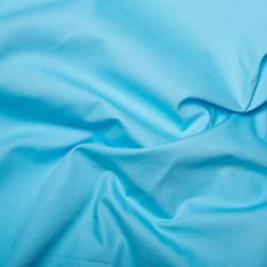 Sky 100% Cotton Plain Poplin Fabric - Price by the Metre