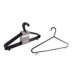 10 Pack Black Clothes Hangers