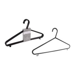 4 Pack Black Clothes Hangers - Online Offer Only