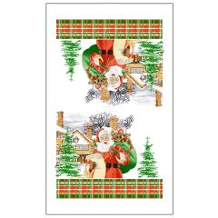 Snowman/Penguin Christmas Tea Towel