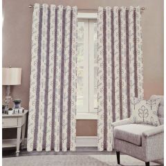 Lyon Natural Readymade Eyelet Curtains