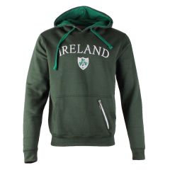 Ireland Shamrock Crested Hoody