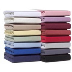 Jersey Cotton Fitted Sheet Assorted