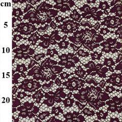 Corded Lace Fabric Purple