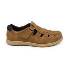 Men's John Comfort Sandal Shoes Walnut casual walking shoes