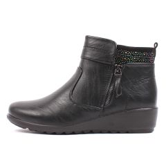 June Women's Comfort Walk Boots Black