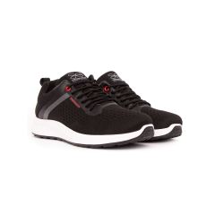 Kamran Trainers Black by Crosshatch lightweight casual shoes