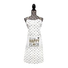 In my Happy Place 100% Cotton Apron by Country Club