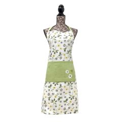 Rabbit printed Jump for Joy double oven gloves with cotton outer and insulated filling. Green details.